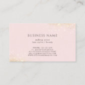 Minimale Poolse Nail Beauty Salon QR Code Roze Contactkaartje (Achterkant)