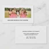 Minimale portret | Visitekaartjes voor fotografie (Voorkant / Achterkant)