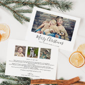 Minimale pretjaar in het Review landschap Feestdagenkaart