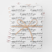 Minimale Prettige feestdagen van het manuscript va Inpakpapier Vel (In situ)