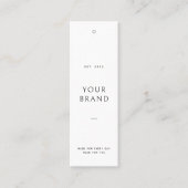 Minimale Prijslabel voor Kleding Mini Visitekaartje (Voorkant)