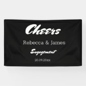 Minimale prijzen voor zwarte en witte feestdagen spandoek (Horizontaal)