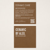 Minimale productzorg Hartelijk dank Vierkante Visitekaartjes (Voorkant /achterkant)