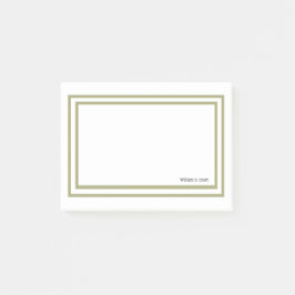 Minimale Professional Gold-vormgeving Post-it® Notes