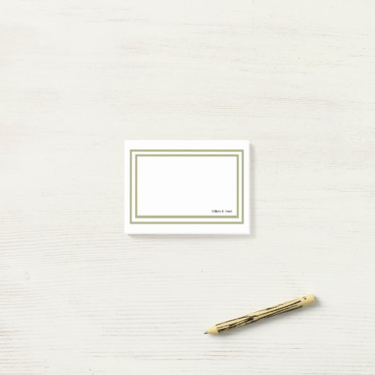 Minimale Professional Gold-vormgeving Post-it® Notes (Op bureau)