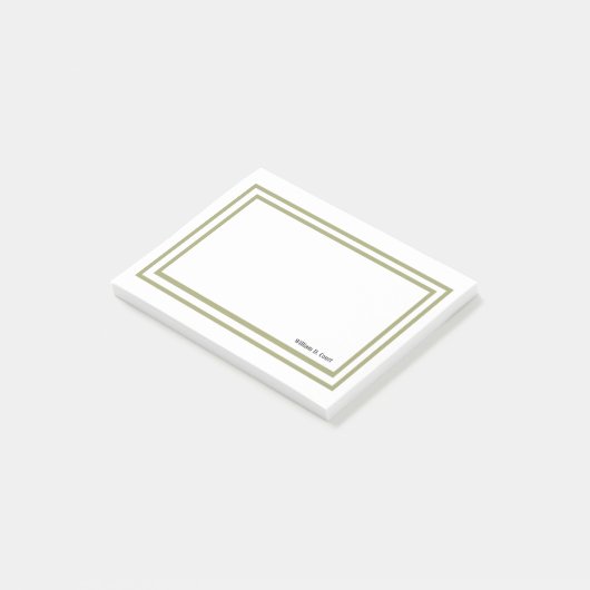 Minimale Professional Gold-vormgeving Post-it® Notes (Schuin)