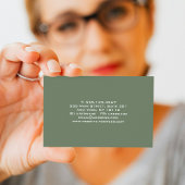 Minimale professional visitekaartje