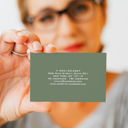 Minimale professional visitekaartje