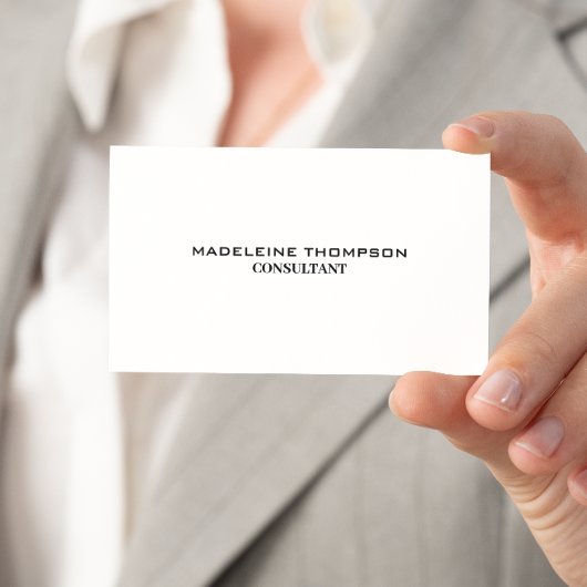 Minimale professional visitekaartje