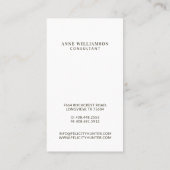 Minimale & Professionele Bedrijfsfoto Visitekaartje (Achterkant)