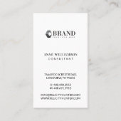 Minimale professionele foto's en uw Logo Visitekaartje (Achterkant)