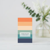 Minimale & professionele gepersonaliseerde heldere visitekaartje (Staand voorkant)