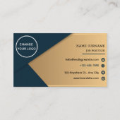 Minimale professionele Logo QR-code Visitekaartje (Voorkant)