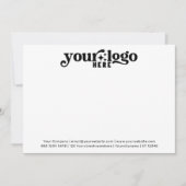 Minimale professionele Logo voor bedrijven Notitiekaartje (Voorkant)