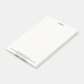 Minimale professionele luxe post-it® notes (Schuin)