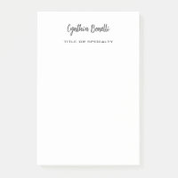 Minimale professionele moderne handgeschreven