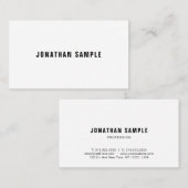 Minimale professionele moderne laptop visitekaartje (Voorkant / Achterkant)