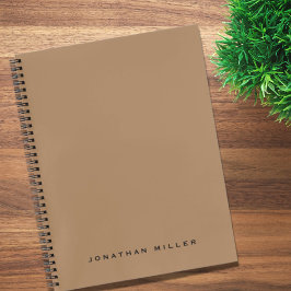 Minimale professionele monogram naam notitieboek