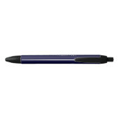 Minimale professionele monogram naam zwarte inkt pen (Achterkant)