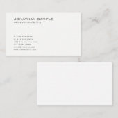 Minimale professionele Sjabloon aanpassen Visitekaartje (Voorkant / Achterkant)