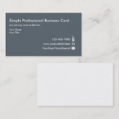 Minimale professionele Visitekaartjes (Voorkant / Achterkant)