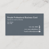 Minimale professionele Visitekaartjes (Voorkant)