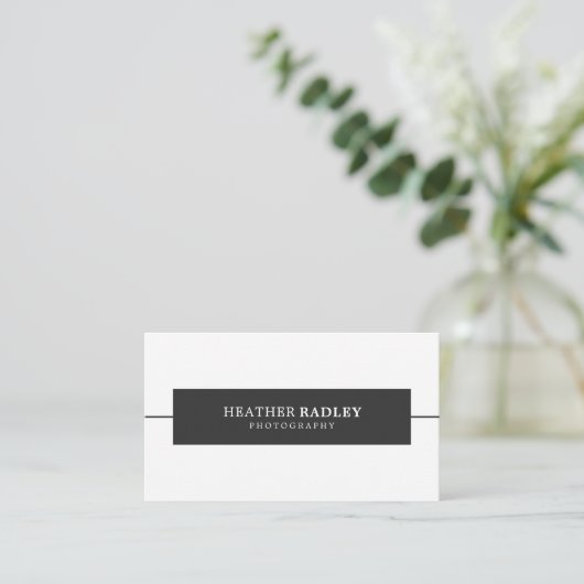 Minimale professionele Visitekaartjes (Staand voorkant)