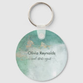 Minimale promotionele product zakelijke Logo QR-co Sleutelhanger (Voorkant)