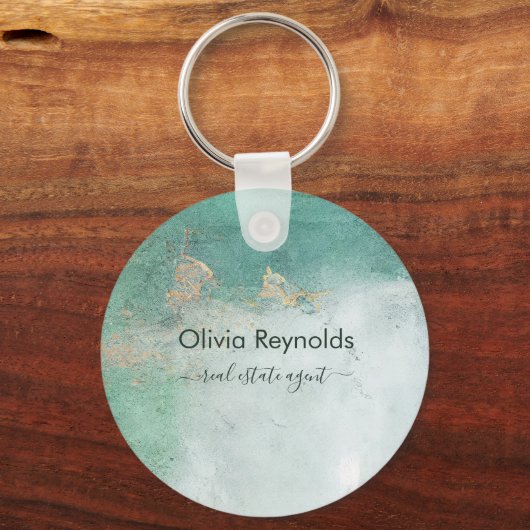 Minimale promotionele product zakelijke Logo QR-co Sleutelhanger (Voorkant)