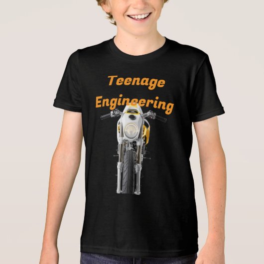 Minimale Pulse Café Racer Tri-Blend Shirt (Voorkant)