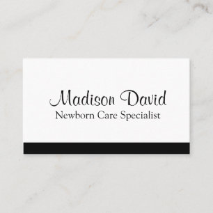 Minimale QR-code voor pasgeboren zorgspecialist Visitekaartje