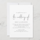 Minimale QR-code voor script, alle kleurhuwelijk Kaart (Voorkant)