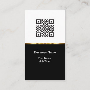 Minimale QR-Sjabloon voor classy-Visitekaartjes Visitekaartje