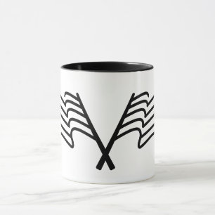 Minimale racevlag sport golvend mok