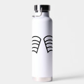 Minimale racevlag sport golvend waterfles (Rechts)