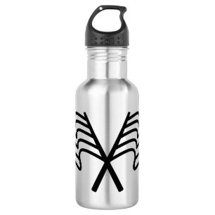 Minimale racevlag sport zwaait waterfles 