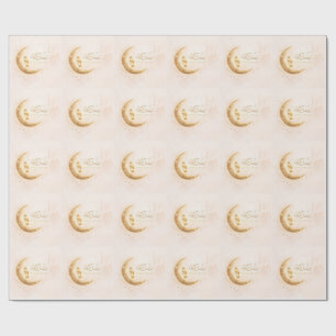 Minimale Ramadan Stickers in Goud - Elegant Islami Cadeaupapier