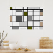 Minimale reflectie III Poster (Keuken)