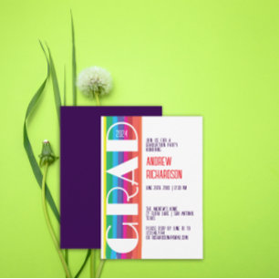 Minimale Regenboog Afstudeerklas Jaar Aankondiging