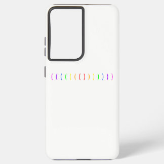Minimale regenboog samsung galaxy hoesje
