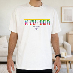 Minimale Regenboog Vooruitgang Afstudeer Shirt