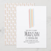 Minimale regenboogslag eerste geboorte, bijtende kaart (Voorkant / Achterkant)