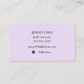 Minimale regenboogverf, getextureerd visitekaartje (Achterkant)