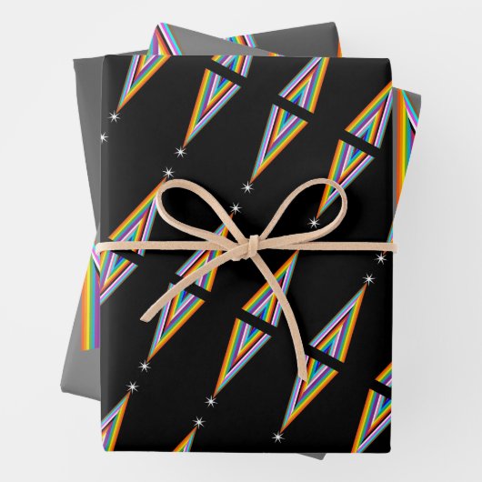 Minimale regenboogverklaring inpakpapier vel (In situ)