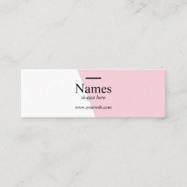 Minimale reinigingspastel (standaard) mini-Visitek Mini Visitekaartje