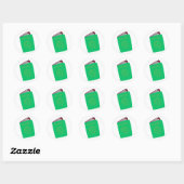Minimale Reis Pas Illustratie Sticker (Vel)