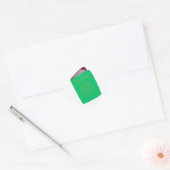 Minimale Reis Pas Illustratie Sticker (Envelop)