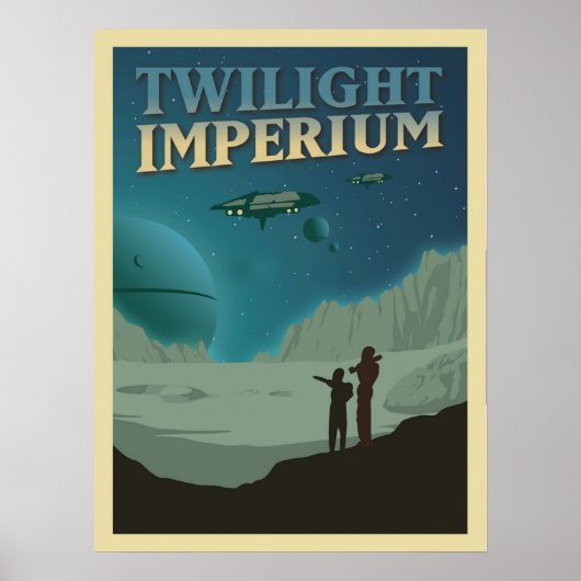 Minimale reisstrategie voor het draaiende imperium poster (Voorkant)