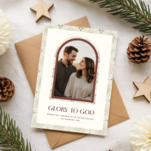 Minimale Religieuze Familie Boog Foto Kerstmis