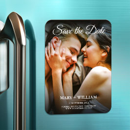 Minimale rendy Vervang de Foto sparen de Datum Kaa Magneet